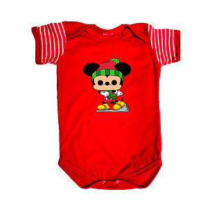 Mickey Mouse Body Para Bebé Disney Navidad