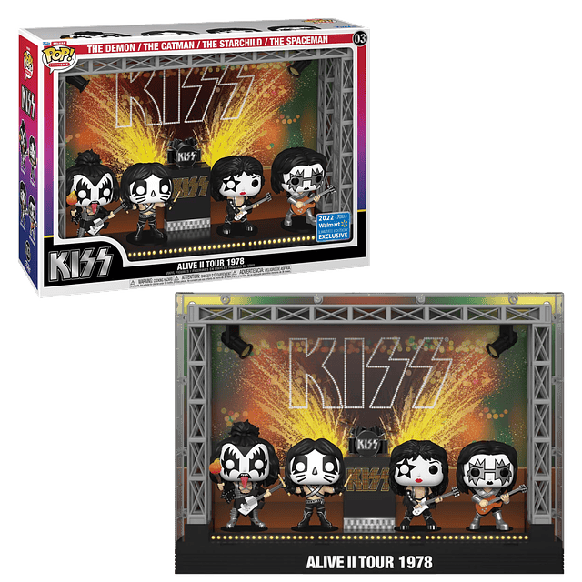 Kiss In Concert Funko Pop Rock Moments 03 Walmart