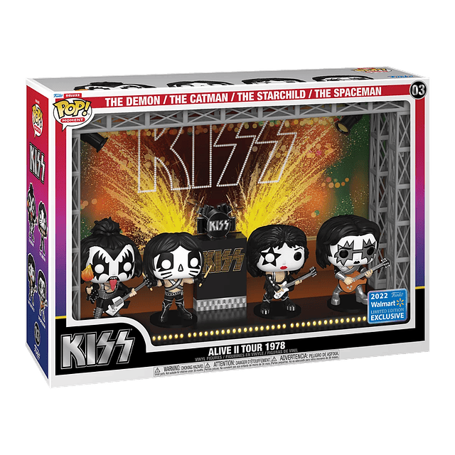 Kiss In Concert Funko Pop Rock Moments 03 Walmart