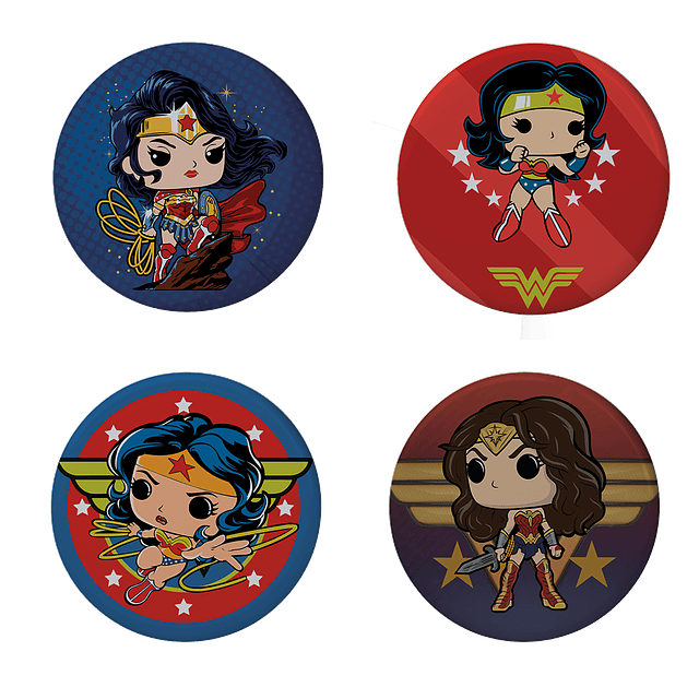 Wonder Woman Pack Botón Pinback