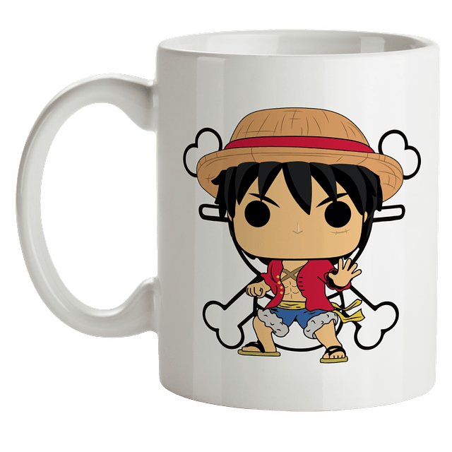 Mug Luffy One Piece Tipo Pop