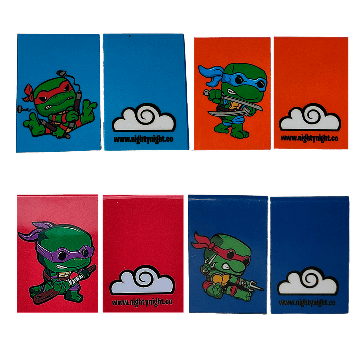 TMNT Pack Separadores Magnéticos Para Libros 2