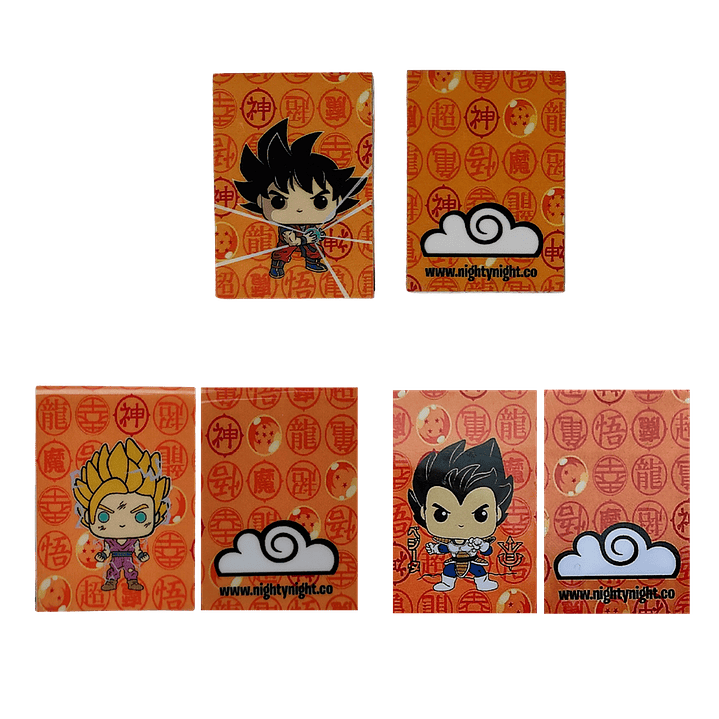 Dragon Ball Z Pack Separadores Magnéticos Para Libros 2