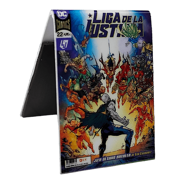 Justice League Comic Cover Separadores Magnéticos Para Libros
