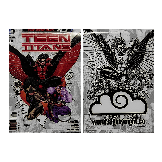 Teen Titans Comic Cover Separadores Magnéticos Para Libros