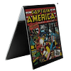 Captain America Comic Cover Separadores Magnéticos Para Libros