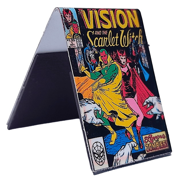 Scarlet Witch Comic Cover Separadores Magnéticos Para Libros