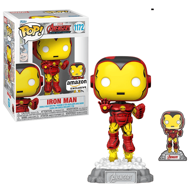 Iron Man Funko Pop And Pin Avengers 1172 Amazon