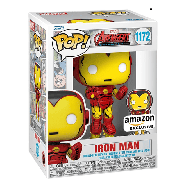 Iron Man Funko Pop And Pin Avengers 1172 Amazon
