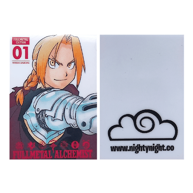 Fullmetal Alchemist Manga Cover Separadores Magnéticos Para Libros