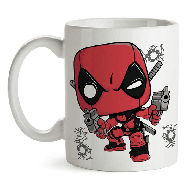 Mug Deadpool Tipo Pop