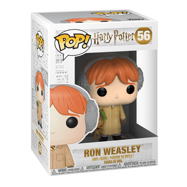 POP 56 de Harry Potter Ron Weasley. Figura De Vinilo Herbología