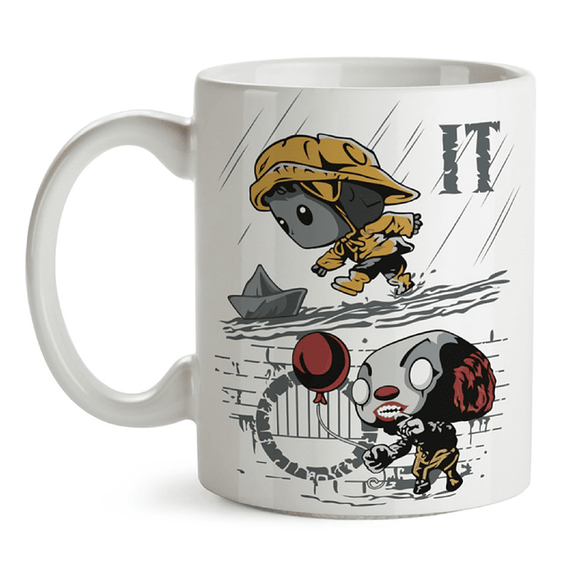 Mug Pennywise Y Georgie It Tipo Pop