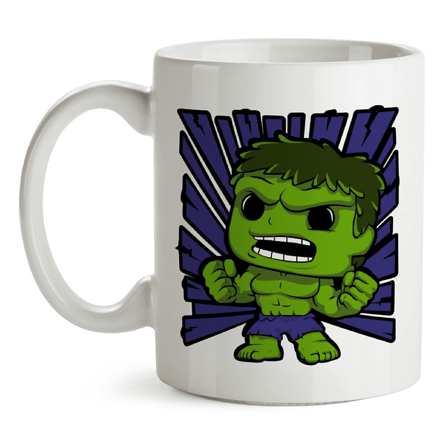 Mug Hulk Tipo Pop