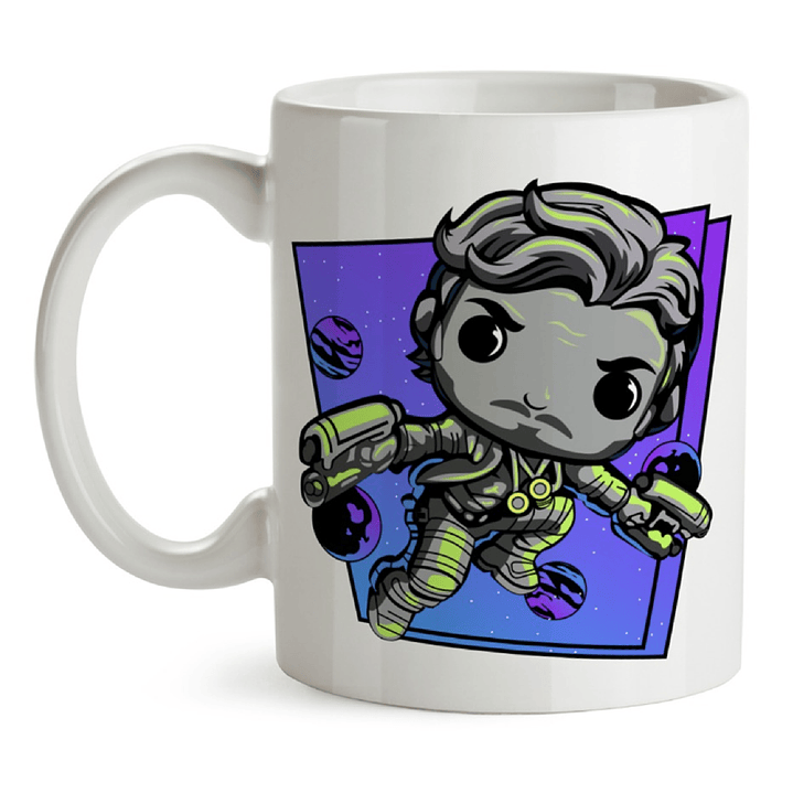 Mug Star Lord Guardianes De La Galaxia Vol 2 Tipo Pop 1