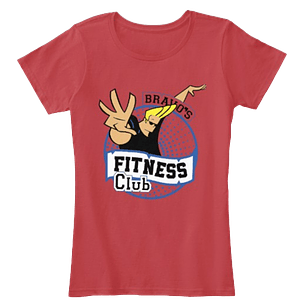 Camiseta Mujer Johnny Bravo Fitness