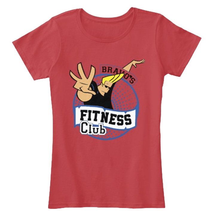 Camiseta Mujer Johnny Bravo Fitness 2