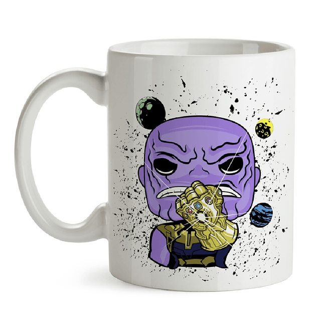 Mug Thanos Guantelete Del infinito Tipo Pop