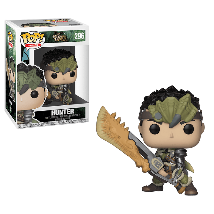 Hunter Funko Pop Monster Hunter 296 1