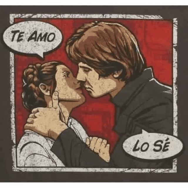 Collar Pareja Te Amo Lo Sé Star Wars Han Solo Princesa Leia