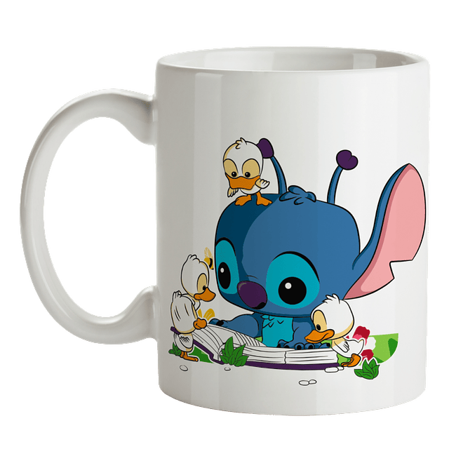 Mug Stitch Patito Feo Tipo Pop