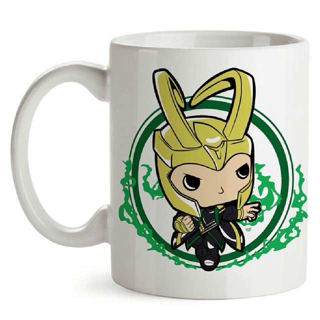 Mug Loki Marvel Tipo Pop