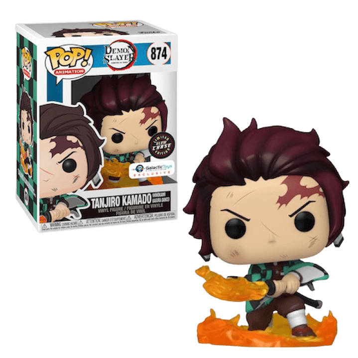 Tanjiro Kamado Hinokami Kagura Dance Funko Pop Demon Slayer 874 Galactic Toys Chase 1