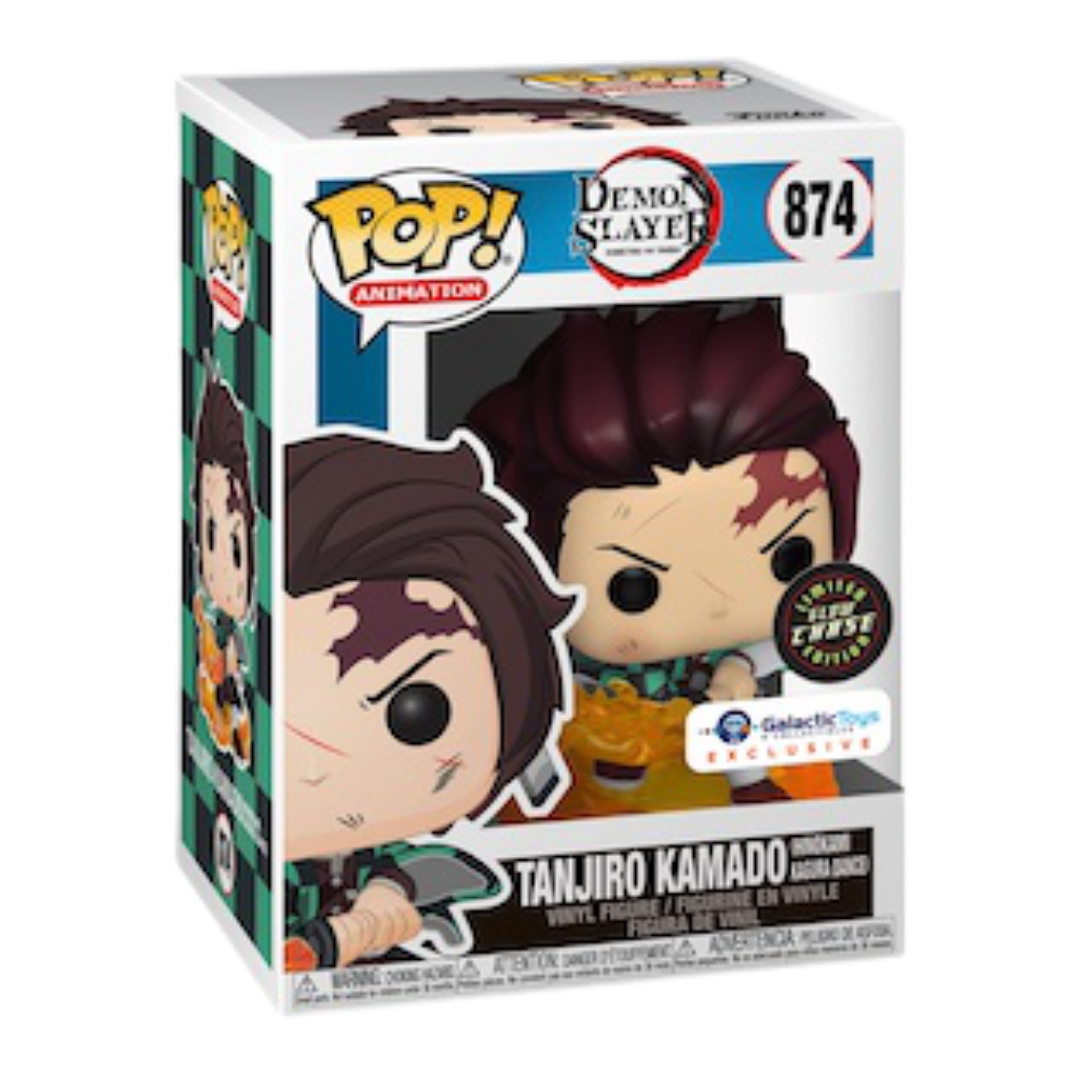 Tanjiro Kamado Hinokami Kagura Dance Funko Pop Demon Slayer 874 Galactic Toys Chase 4