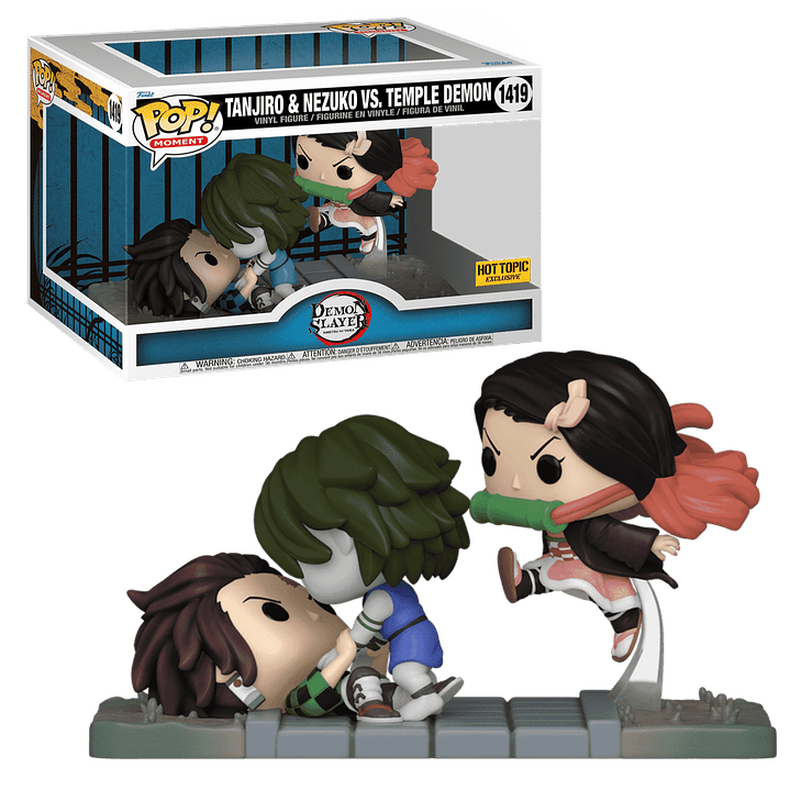 Tanjiro & Nezuko Vs Temple Demon Funko Pop Demon Slayer 1419 Hot Topic 1