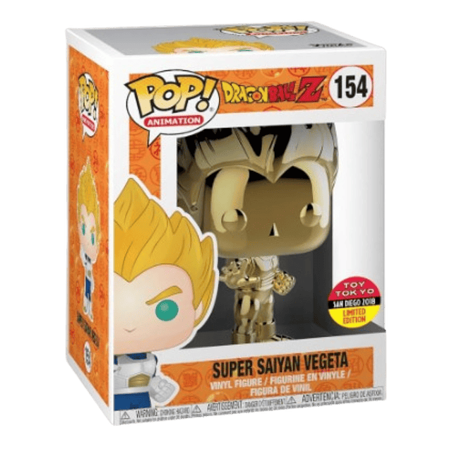 Super Saiyan Vegeta Funko Pop Dragon Ball Z 154 SDCC 2018