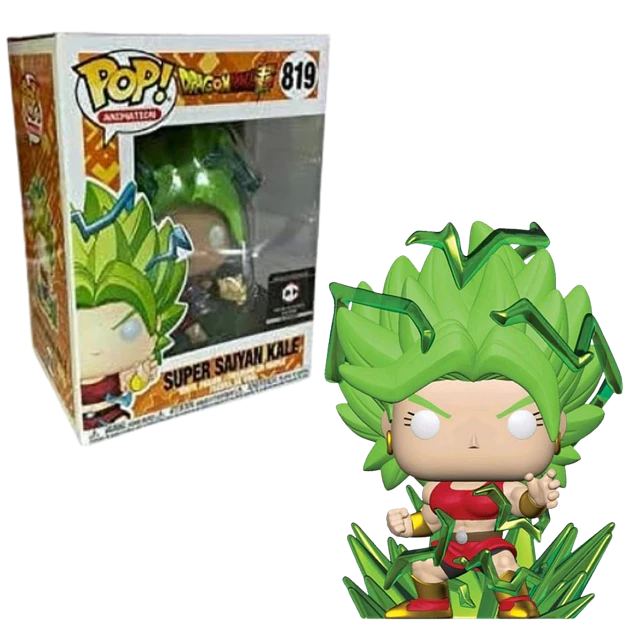 Funko Pop Dragon Ball Super - Super Saiyan Kale #819 Avec Base énergie, Neuf
