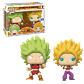 SS Kale & SS Caulifla Funko Pop Dragon Ball Super 2 Pack Funimation 2020 - thumbnail 1