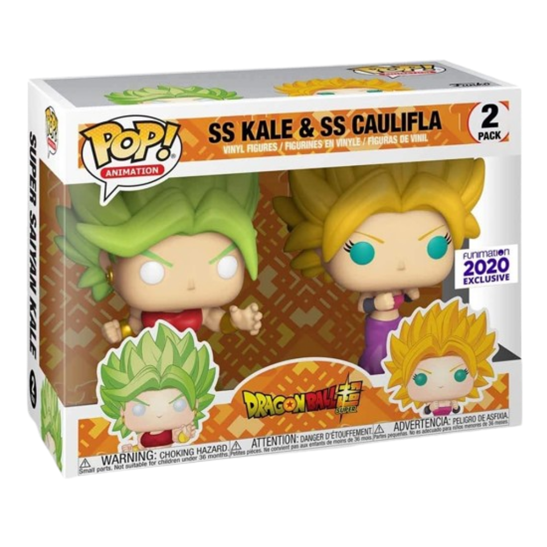 SS Kale & SS Caulifla Funko Pop Dragon Ball Super 2 Pack Funimation 2020 3