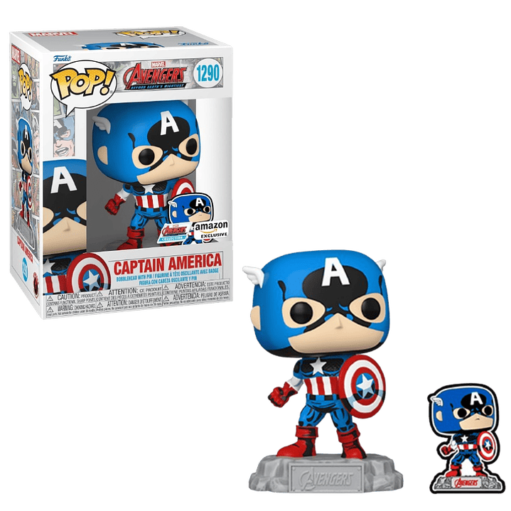 Captain America Funko Pop Avengers 1290 Amazon 1