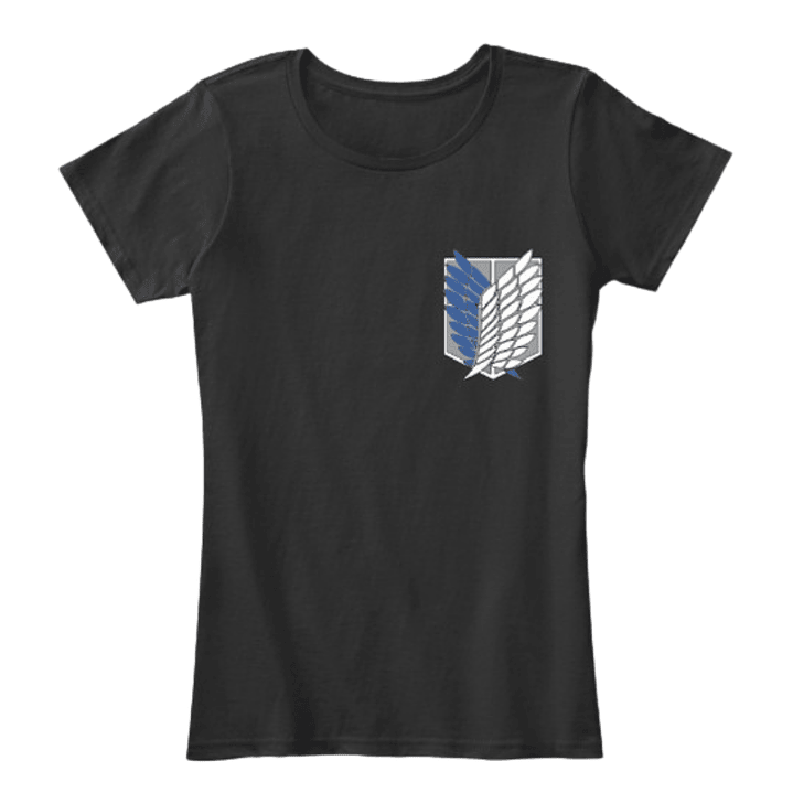 Camiseta Mujer Alas De Libertad Attack On Titan 4