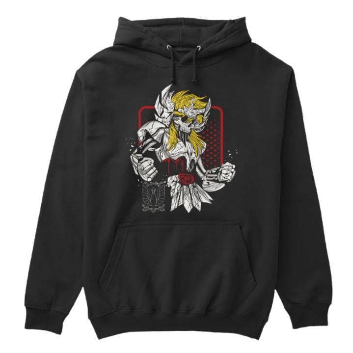 Hoodie Hyoga Skull Saint Seiya 1