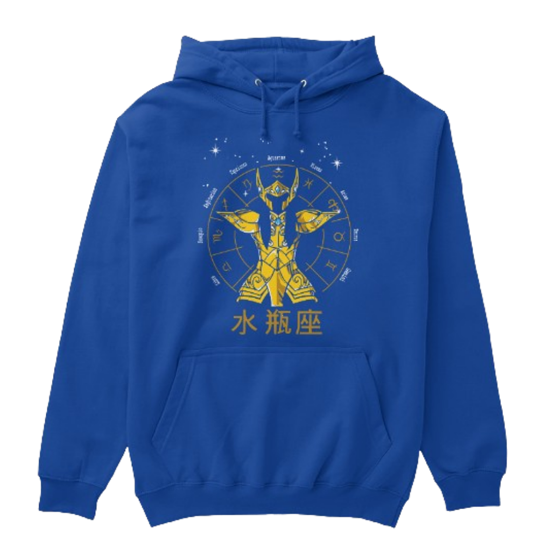 Hoodie Constelación Acuario Saint Seiya 2