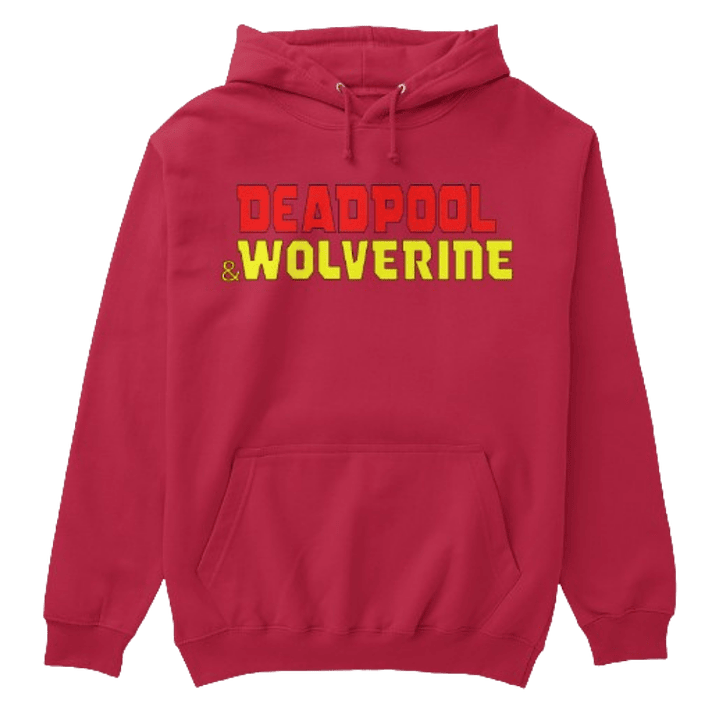 Hoodie Logo Deadpool & Wolverine 1