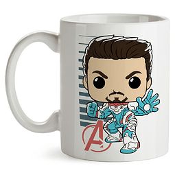 Mug Tony Stark Avengers Endgame Tipo Pop