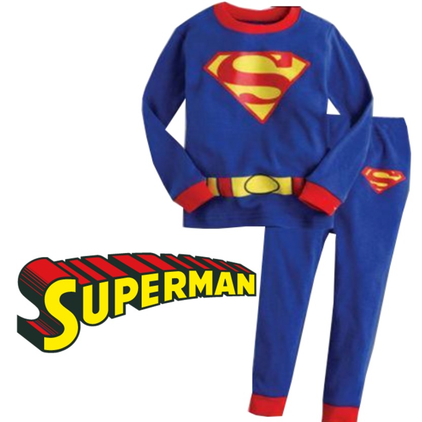 Pijama Niños Superman Disfraz