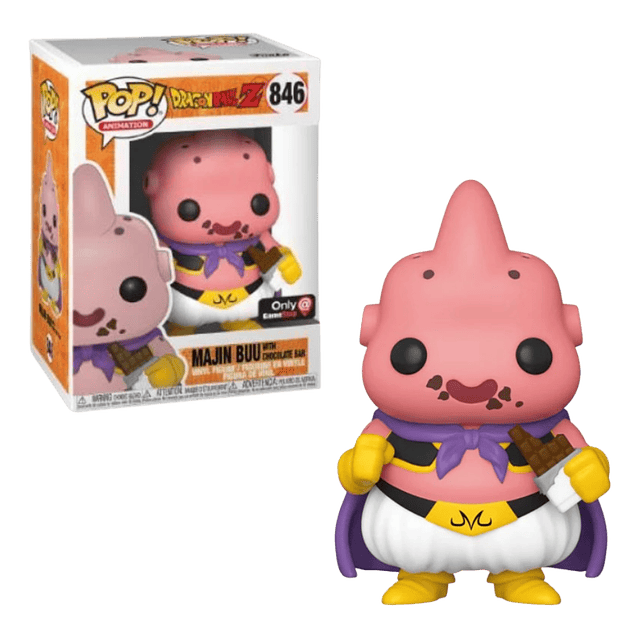 Majin Buu With Chocolate Bar Funko Pop Dragon Ball Z 846 Gamestop