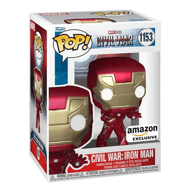 Civil War: Iron Man Funko Pop Civil War 1153 Amazon