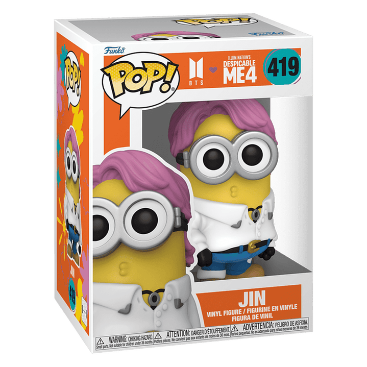 Jin Funko Pop BTS Despicable Me 419 3