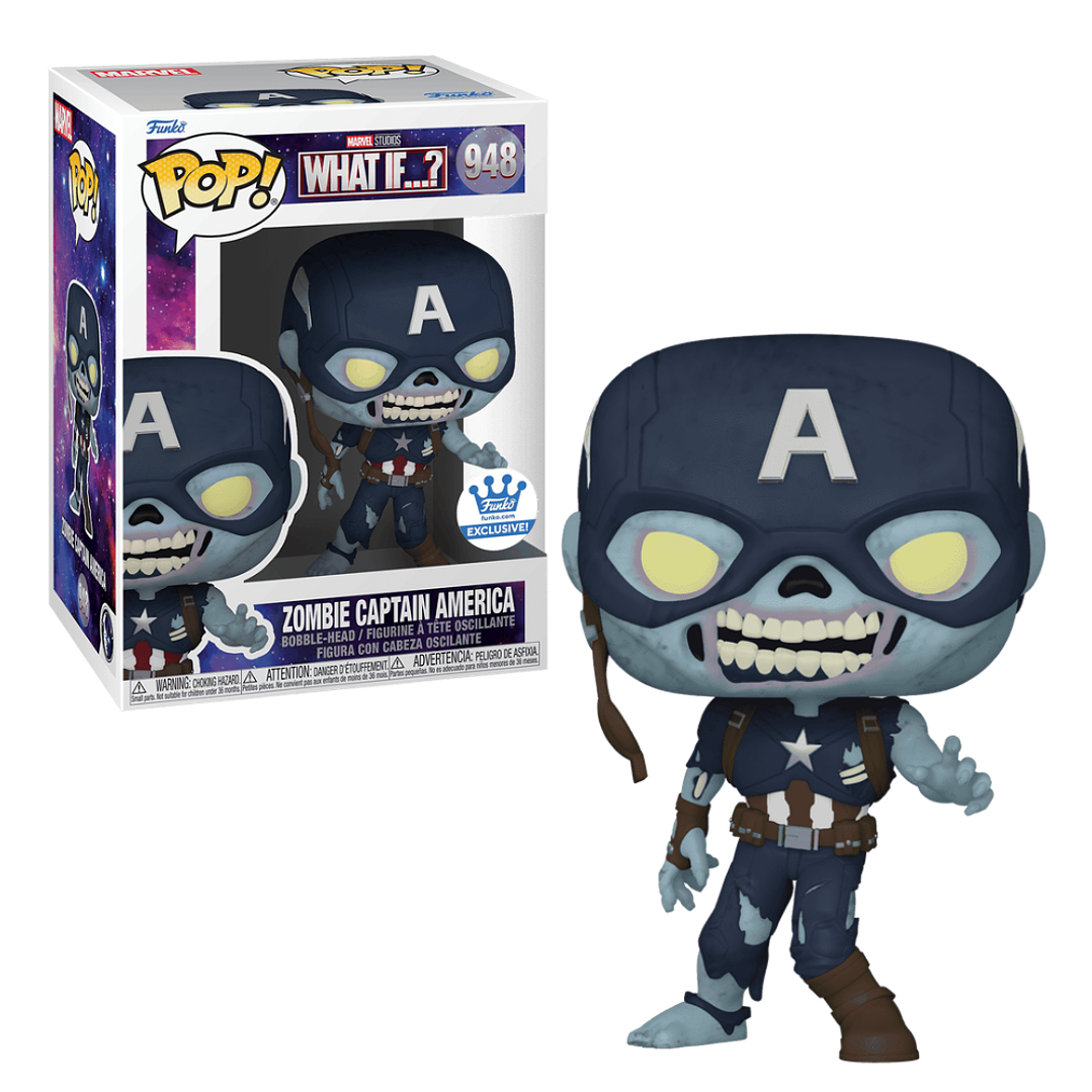 Zombie Captain America Funko Pop What If 948 Funko Shop 1