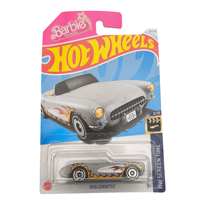 1956 Corvette Fire Deco Hot Wheels Barbie The Movie 1