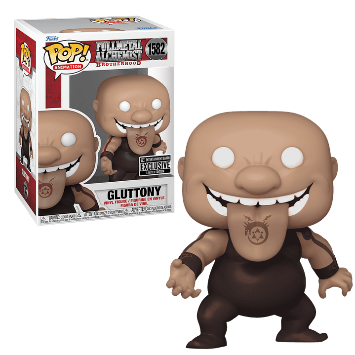 Gluttony Funko Pop Fullmetal Alchemist Brotherhood 1582 Entertainment Earth 1