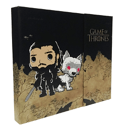 Agenda Magnética Jon Snow Game Of Thrones Tipo Pop