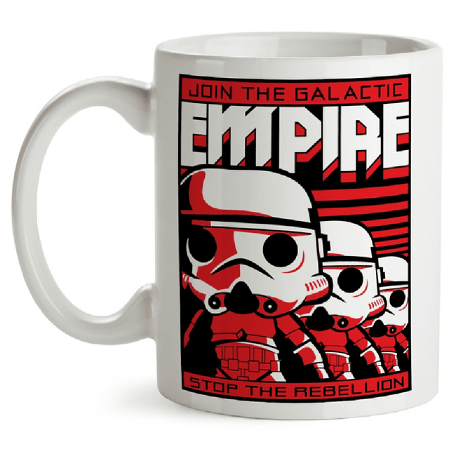Mug Stormtroopers Star Wars Tipo Pop