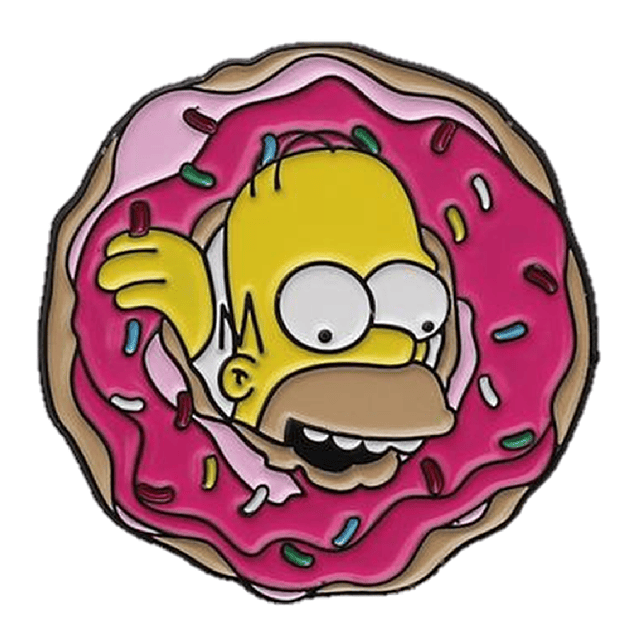 Pin Homero En Donut The Simpson