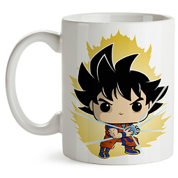 Mug Goku Kamehameha Dragon Ball Z Tipo Pop